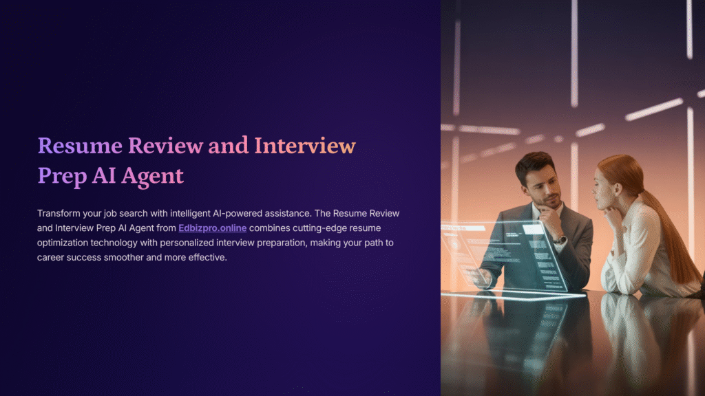 resume review and interview prep ai agent