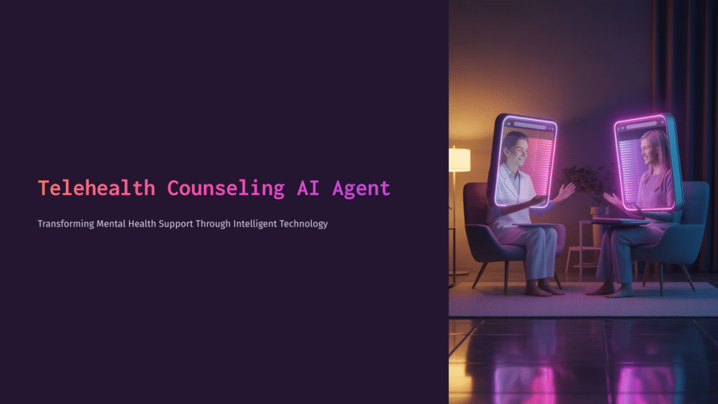 telehealth counseling ai agent